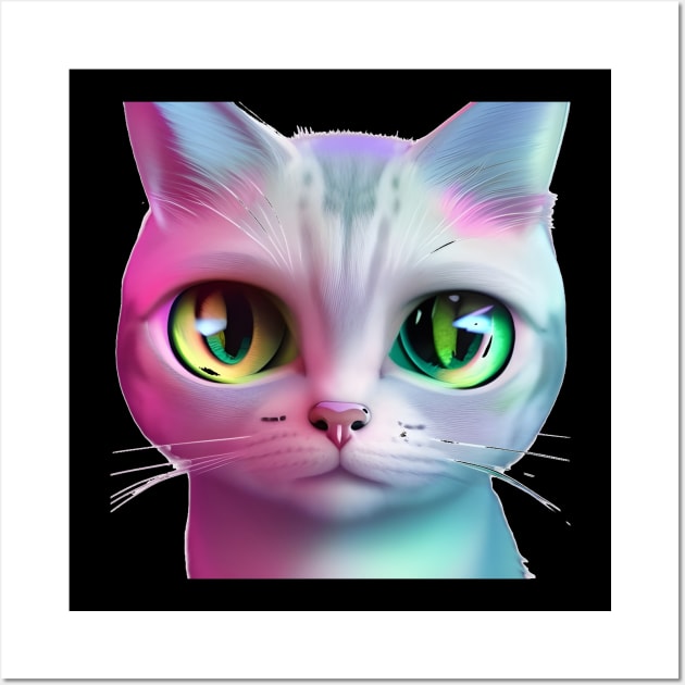 cute cat Wall Art by mdr design